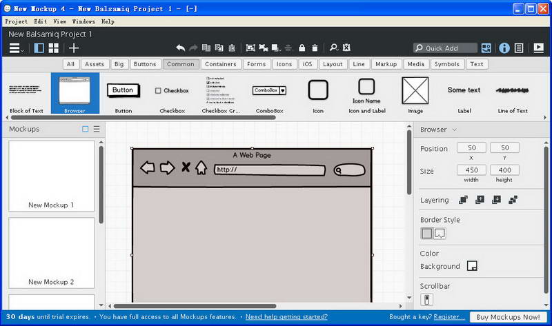 Balsamiq Mockups(产品原型设计)