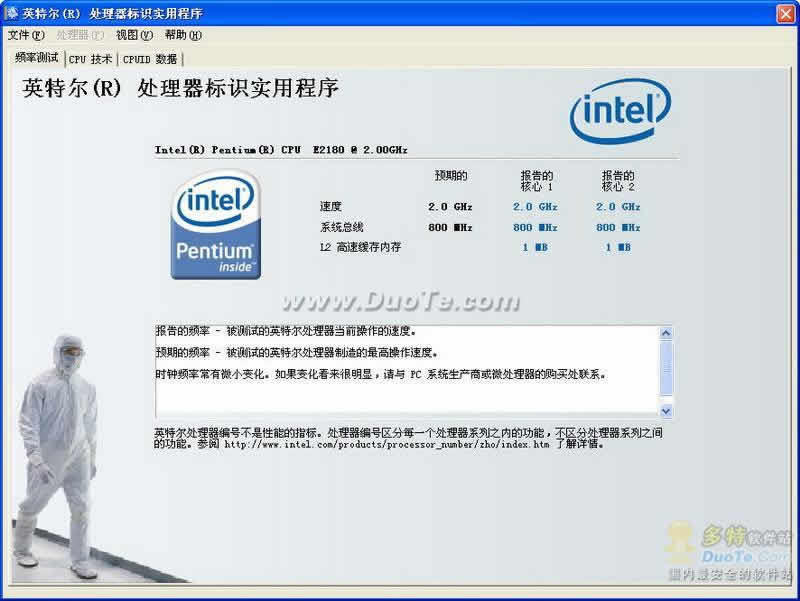 Intel Processor Identification