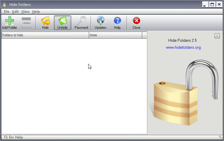 Hide Folders（文件夹隐藏工具）