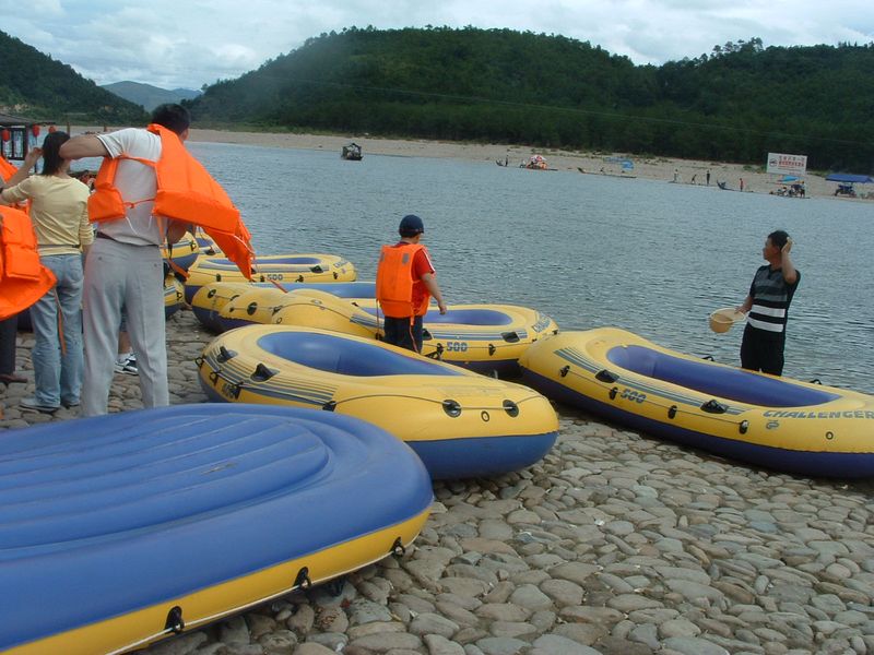 楠溪江漂流