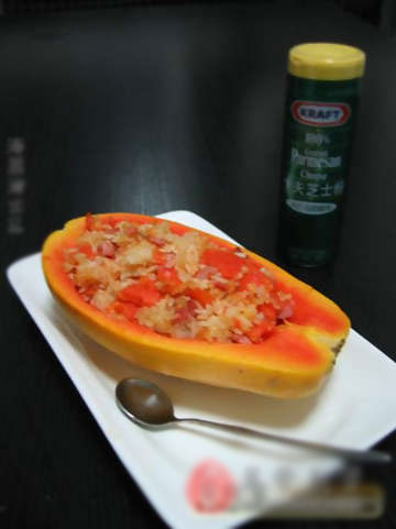 木瓜培根饭