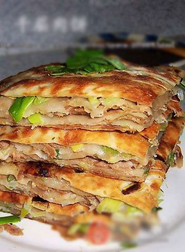 葱香千层饼