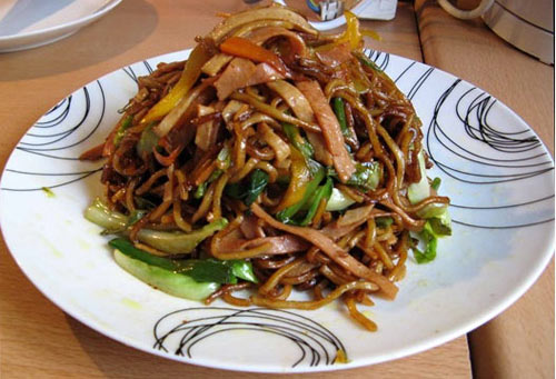 七彩炒面