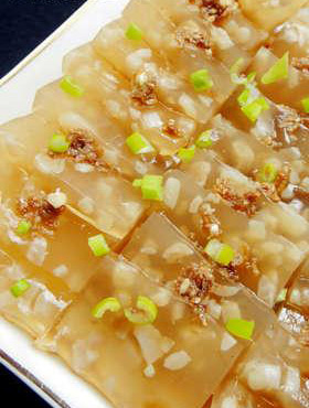 水晶肉皮冻