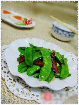 腊味荷兰豆