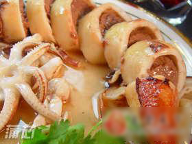牛肉鲜鱿筒
