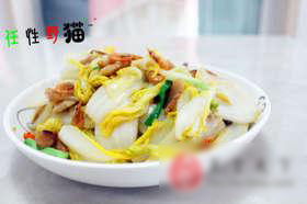 小虾鱼丸娃娃菜