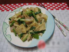 冬笋炒肉片