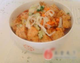 雪花麻辣小豆腐