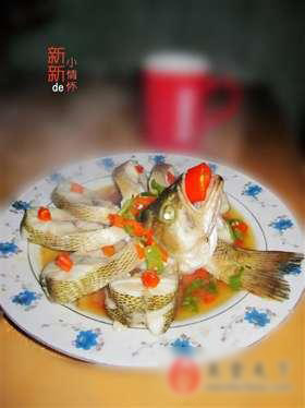 开屏鲈鱼