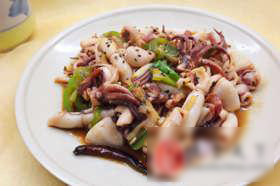 香辣墨鱼