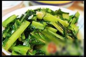 蒜炒甜麦菜