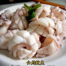 白灼鱿鱼
