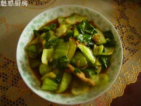 肉炒油菜段